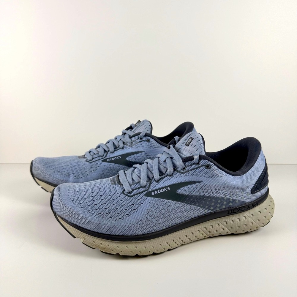 Brooks Glycerin 18 Light Blue Running Shoes Size 10.5